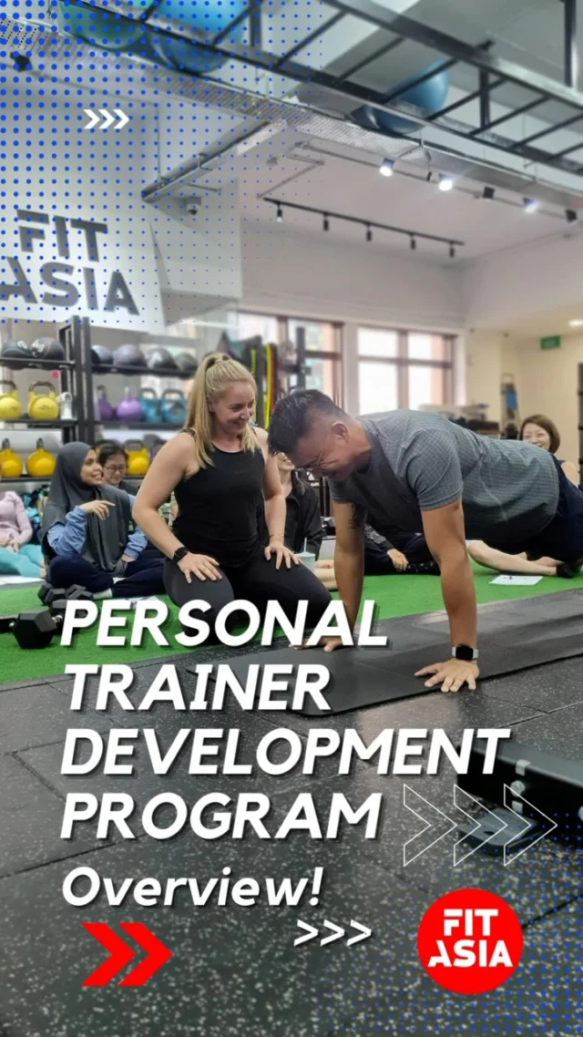 FIT Asia’s Personal Trainer Development Program stands out from other certifications for several key reasons:

Comprehensive Certification Bundle: The program offers three industry-recognized certifications: Personal Trainer Essential Skills, Functional Tools Coach by the Functional Training Institute (Australia), and the prestigious ACE Certified Personal Trainer. This comprehensive approach ensures that graduates are well-rounded and equipped with a broad skill set.

High Practical Component: The curriculum includes over 24 hours of practical training, focusing on essential skills, functional training, and program building. This hands-on experience prepares students to be confident and technically proficient personal trainers.

Proven Success Rate: FIT Asia boasts an 88% passing rate for the ACE certification exam, indicating a high level of preparation and support for students.

International Recognition: The ACE certification is recognized globally, allowing graduates to work internationally.

Support and Resources: The program includes access to course manuals, a learning management system, and a personal career development advisor from FIT Asia, providing ongoing support beyond the course.

Eligibility for Funding: The course is eligible for SkillsFuture and UTAP claims, making it more accessible to a wider range of students.

Expert Educators: FIT Asia’s instructors are highly experienced and knowledgeable, providing a well-structured curriculum that balances theory and practical application.

These features make FIT Asia’s program a standout choice for those seeking a comprehensive and internationally recognized personal training certification.

#fitnesseducation #personaltrainers #fitnessprofessional #fitasia #skillsfuturesg #careergrowth